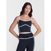 Avi Women's SoftSculpt Tipped Tank Bra, Sizes XS-XXL
