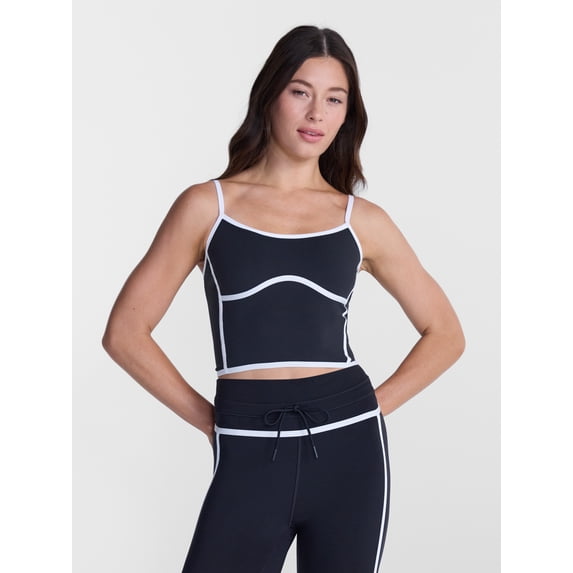 Avi Women's SoftSculpt Tipped Tank Bra, Sizes XS-XXL