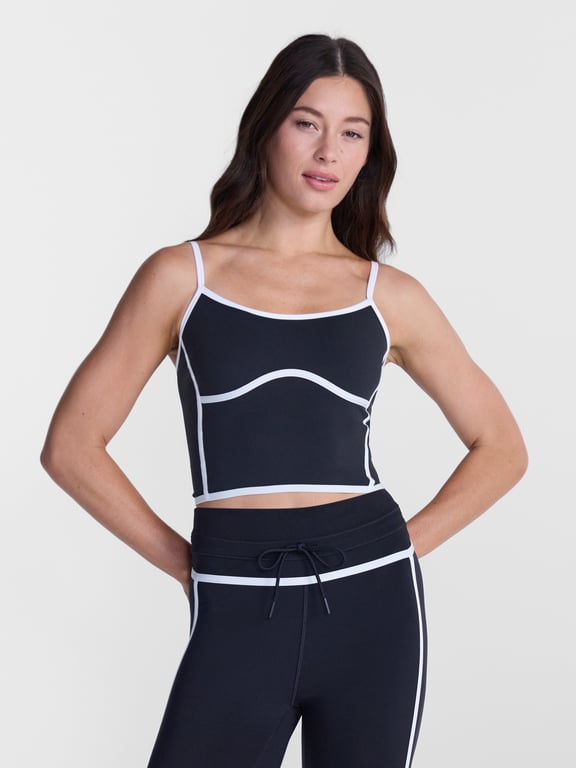 Avi Women's SoftSculpt Tipped Tank Bra, Sizes XS-XXL