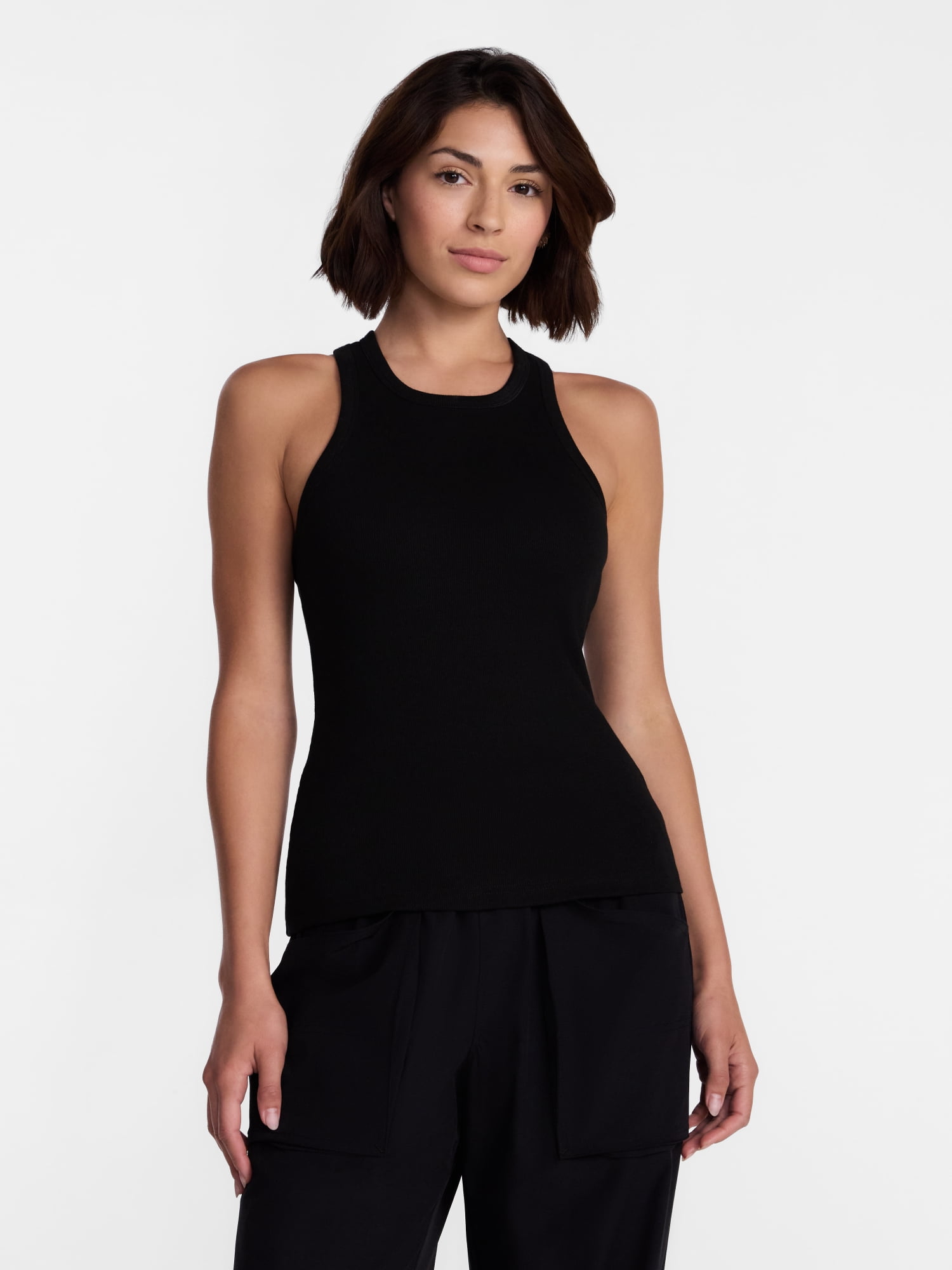 Avia Women's and Women's Plus Ribbed Tank Top, Sizes XS-4X