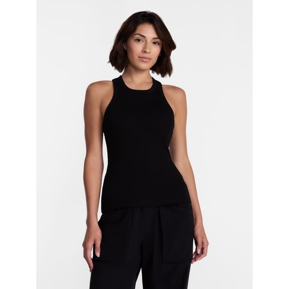 Avia Women's and Women's Plus Ribbed Tank Top, Sizes XS-4X