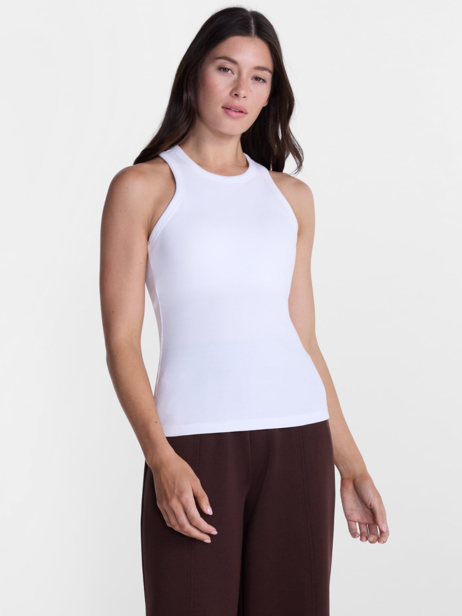 Avia Women's and Women's Plus Ribbed Tank Top, Sizes XS-4X