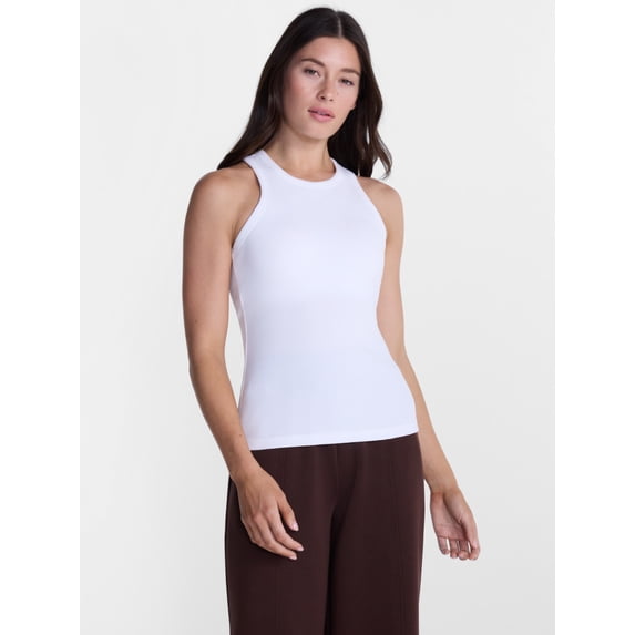 Avia Women's and Women's Plus Ribbed Tank Top, Sizes XS-4X