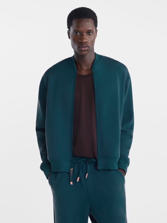 Men's Scubaknit Bomber Full Zip Sweatshirt, Sizes XS-4XLT