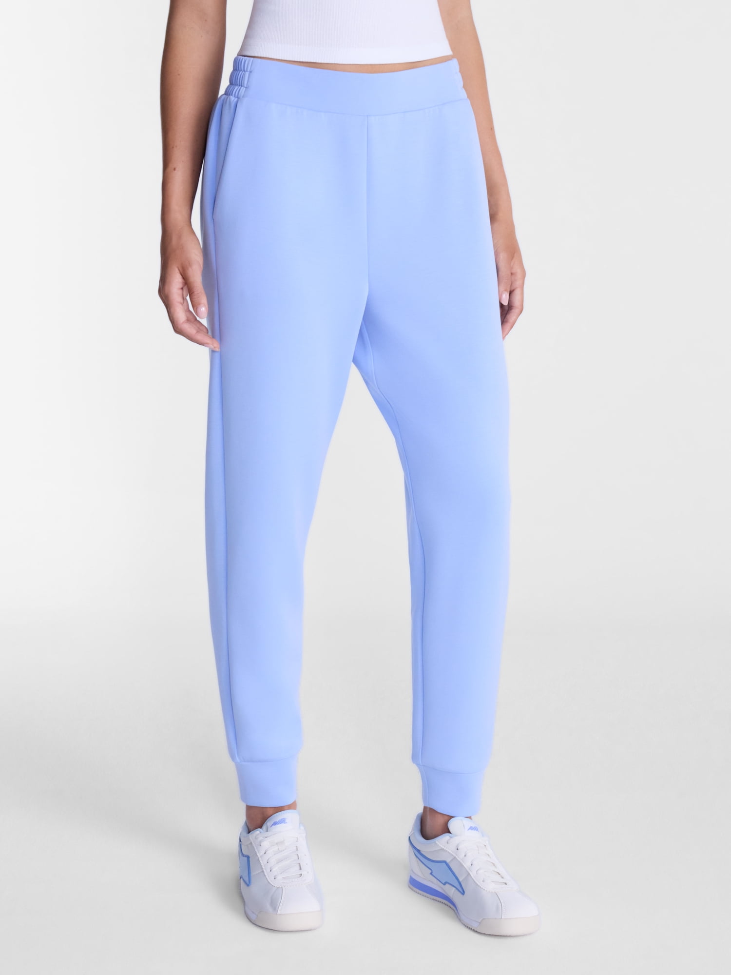 Avia Women's and Women's Plus ScubaKnit Joggers, Tall Length, Size XS-4X