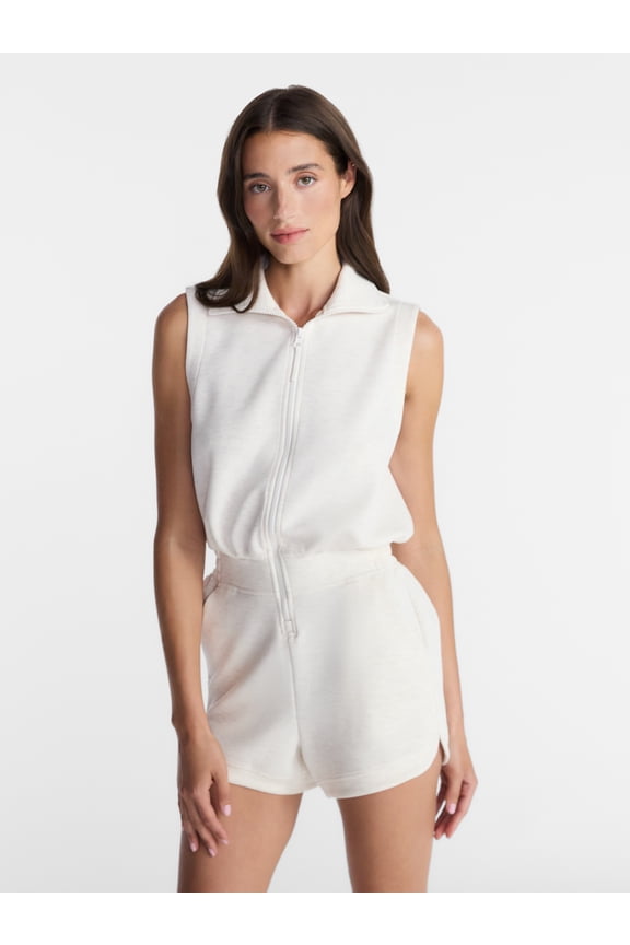 Women's Scubaknit Romper, Sizes XS-4X