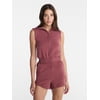 Avia Women's Scubaknit Romper, Sizes XS-4X