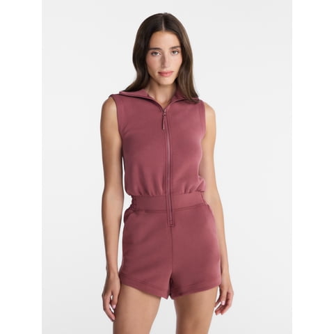 Women's Scubaknit Romper, Sizes XS-4X