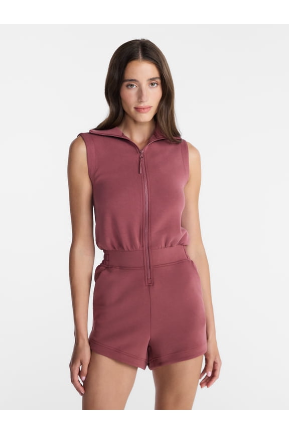 Women's Scubaknit Romper, Sizes XS-4X