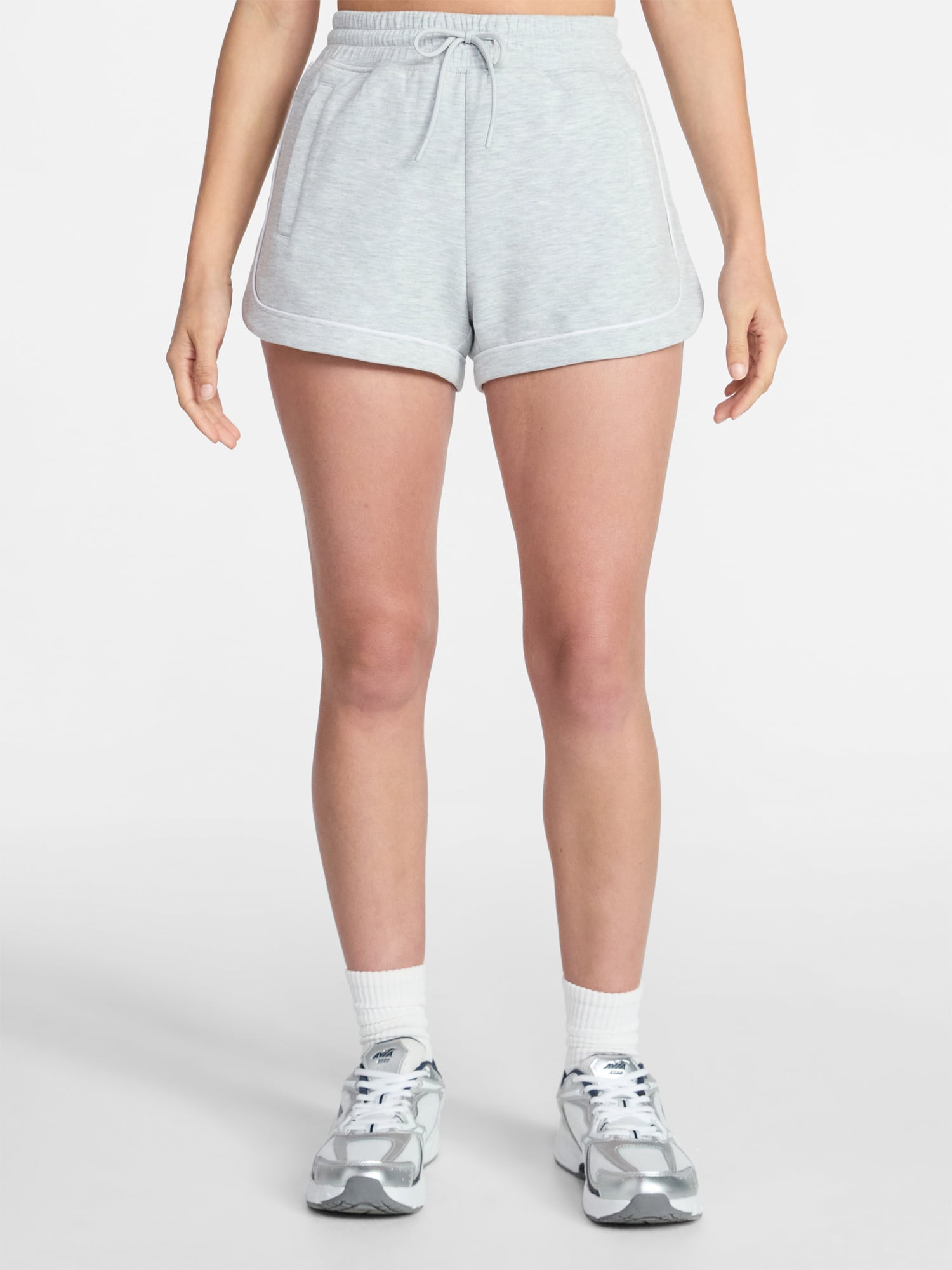 Avia Women's ScubaKnit Shorts, 3'' Inseam, Sizes XS-XXXL