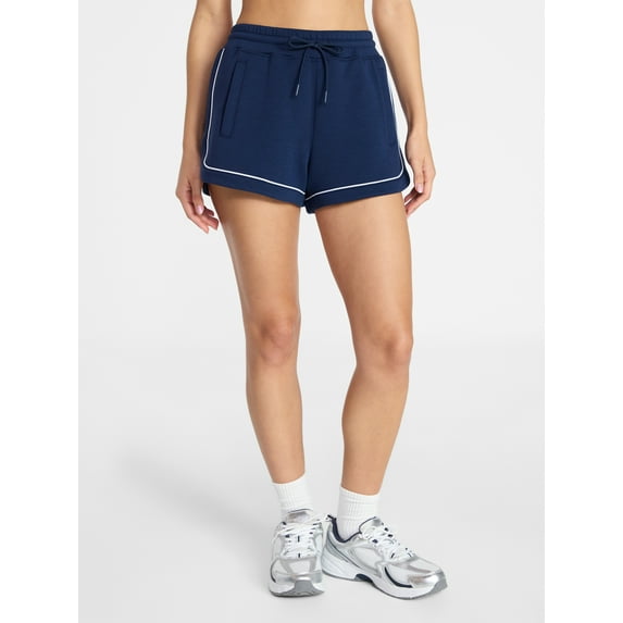 Avia Women's ScubaKnit Shorts, 3'' Inseam, Sizes XS-XXXL