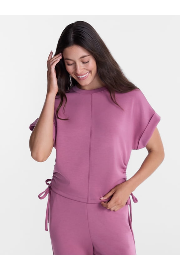 Women's and Women's Plus ScubaKnit Top, Size XS-4X