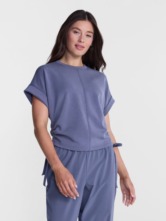 Women's and Women's Plus ScubaKnit Top, Size XS-4X