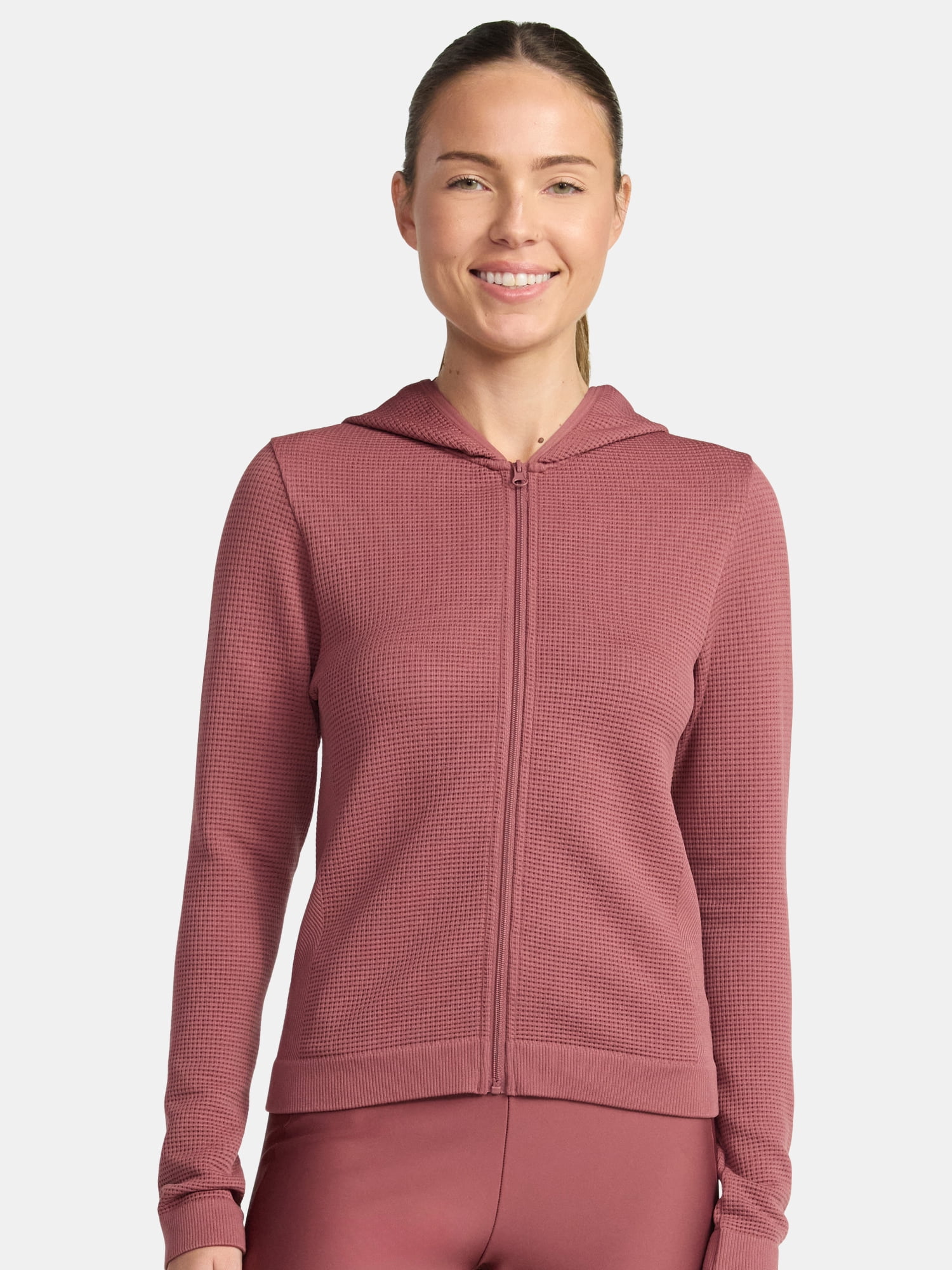 Avia Women's Seamless Zip Hoodie, Sizes XS-XXL