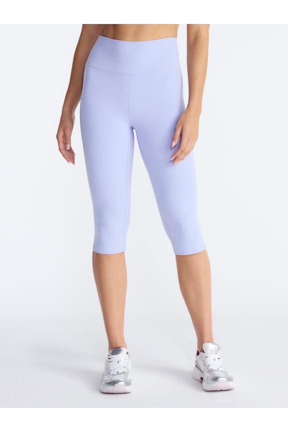 Women's and Women's Plus SoftSculpt Capri Leggings, 16.5" Inseam, Sizes XS-4X