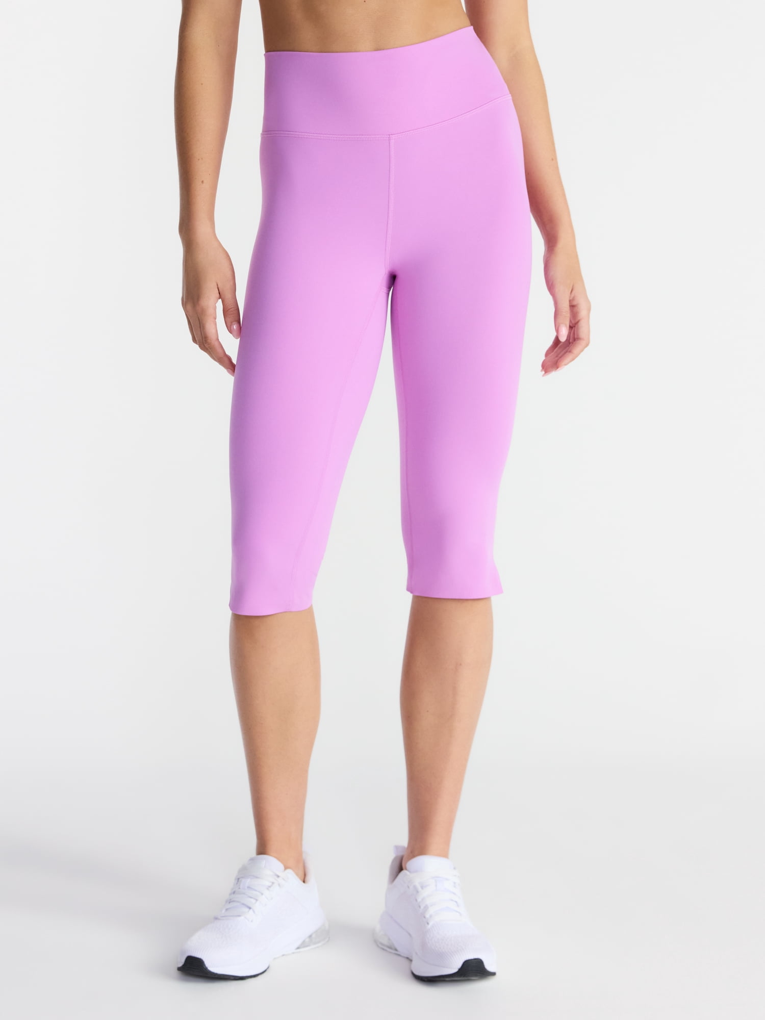 Avia Women's and Women's Plus SoftSculpt Capri Leggings, 16.5" Inseam, Sizes XS-4X