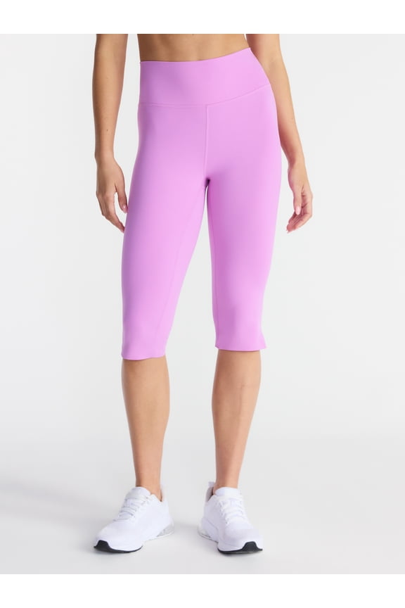 Women's and Women's Plus SoftSculpt Capri Leggings, 16.5" Inseam, Sizes XS-4X
