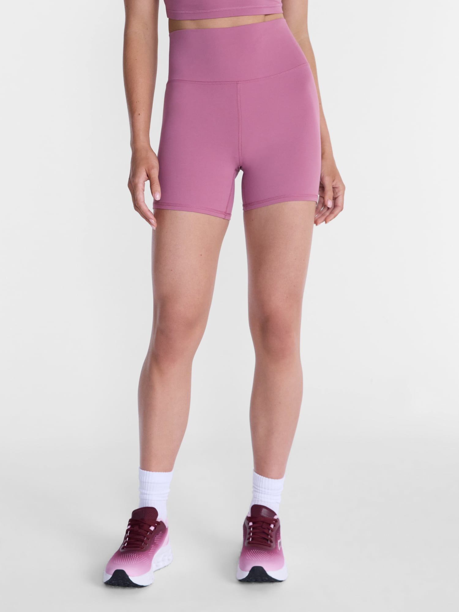 Avia Women's SoftSculpt Bike Shorts, 5" Inseam, Sizes XS-XXXL