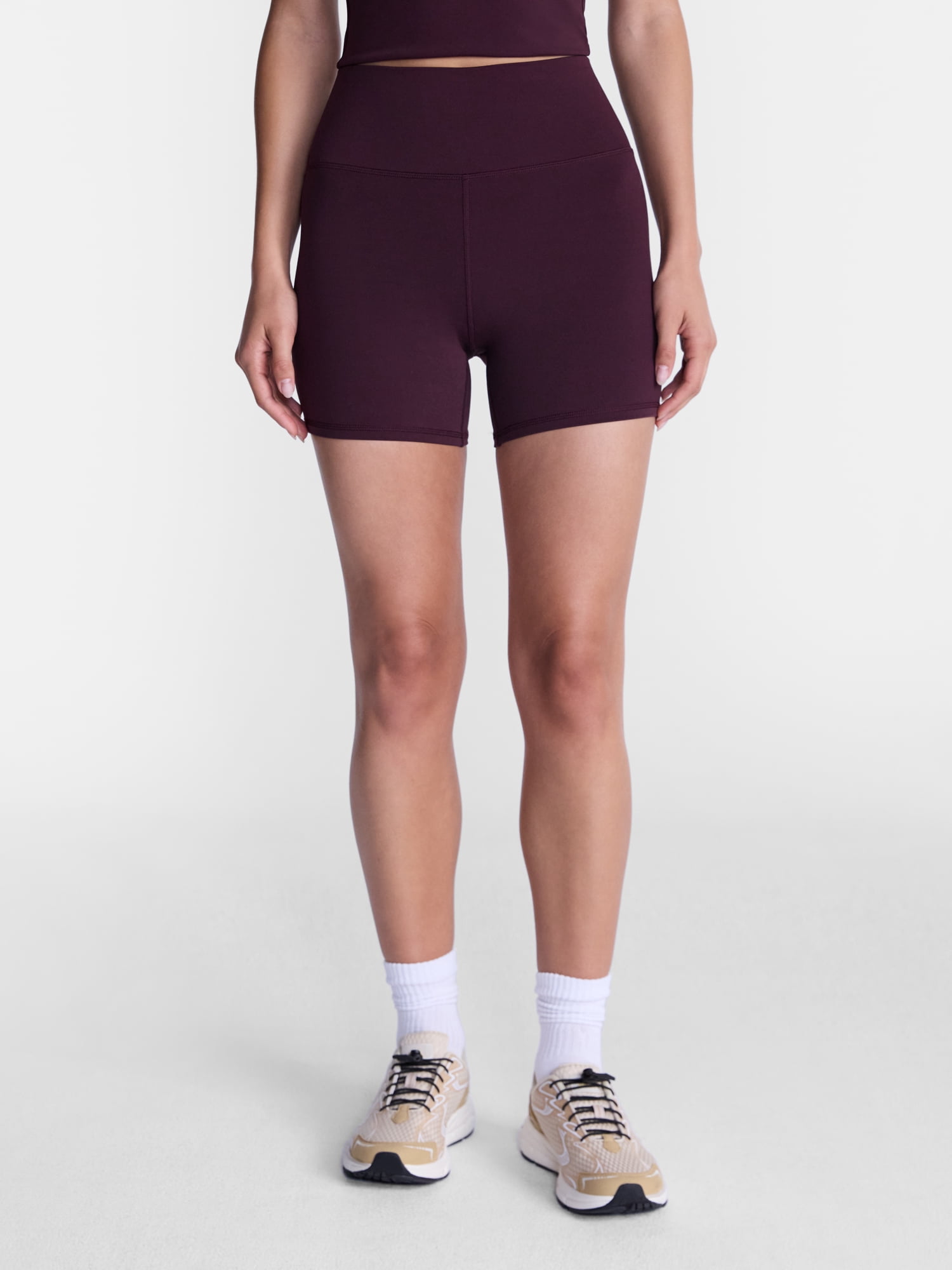 Avia Women's SoftSculpt Bike Shorts, 5" Inseam, Sizes XS-XXXL