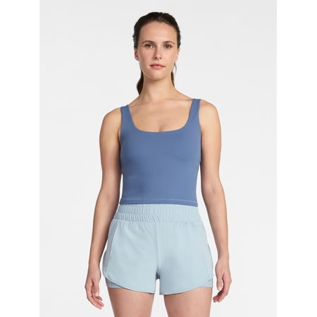 Avia Women's and Women's Plus SoftSculpt Longline Sports Bra, Sizes XS-4X