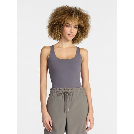 Avia Women's and Women's Plus SoftSculpt Longline Sports Bra, Sizes XS-4X