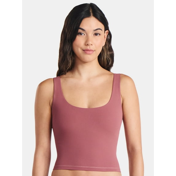 Avia Women's and Women's Plus SoftSculpt Longline Sports Bra, Sizes XS-4X