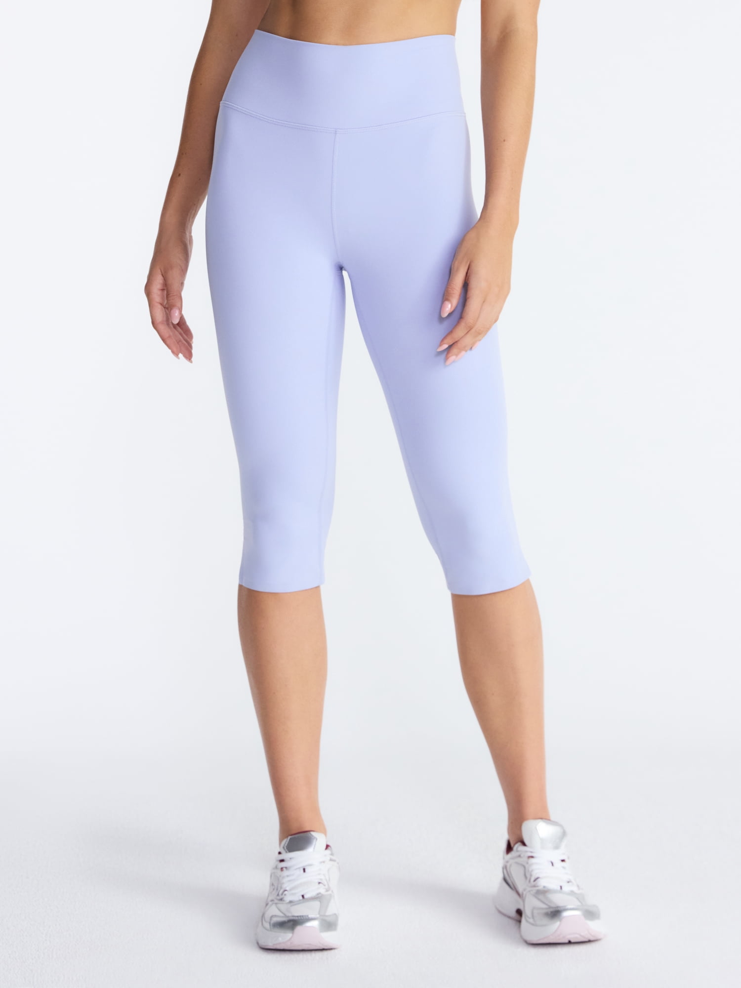 Avia Women's and Women's Plus SoftSculpt Capri Leggings, 16.5" Inseam, Sizes XS-4X