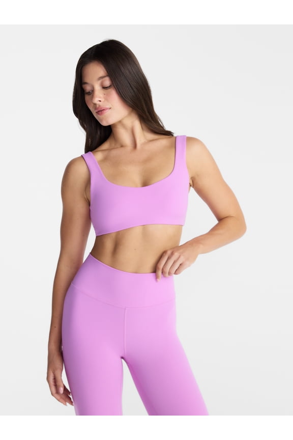 Women's and Women's Plus SoftSculpt Cross Back Sports Bra, Sizes XS-4X