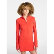 Avia Womens SoftSculpt Cropped Jacket, Sizes XS-L