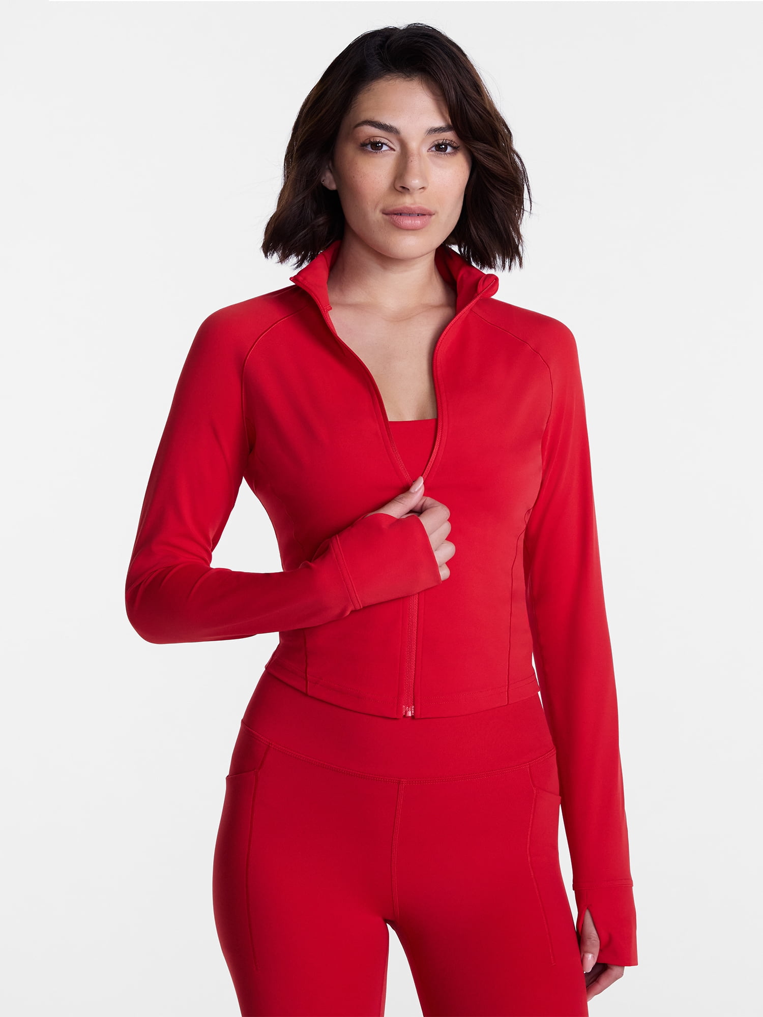 Avia Women’s SoftSculpt Crop Jacket, Sizes XS-XXL