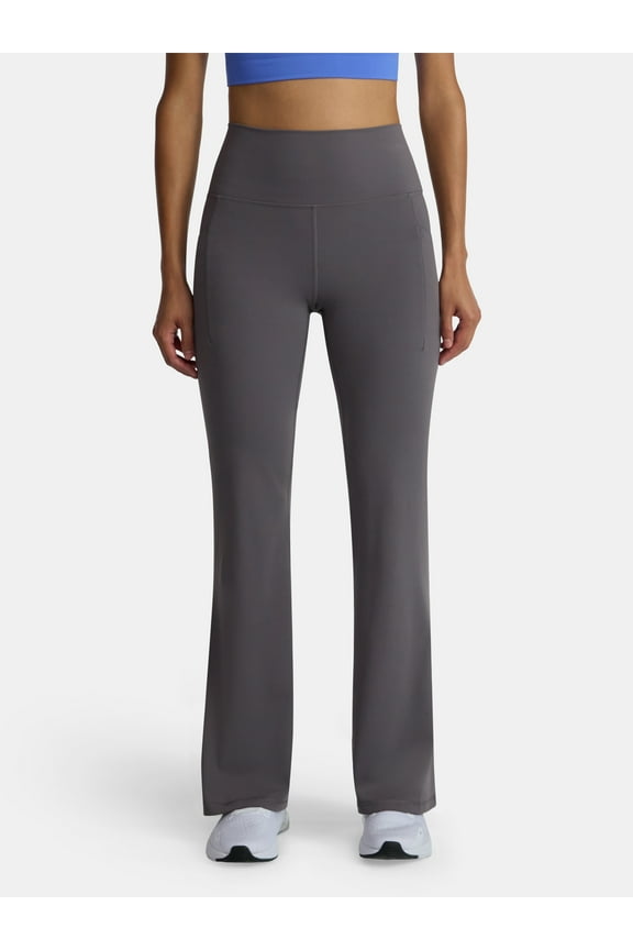 Women's and Women's Plus SoftSculpt Flare Leggings, Sizes XS-XXXL