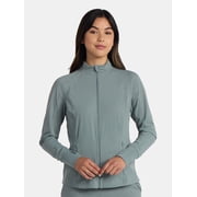 Avia Womens and Womens Plus SoftSculpt Zip Up Active Jacket, Sizes XS-4X