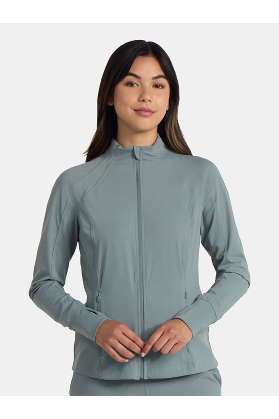 Women's and Women's Plus SoftSculpt Zip Up Active Jacket, Sizes XS-4X