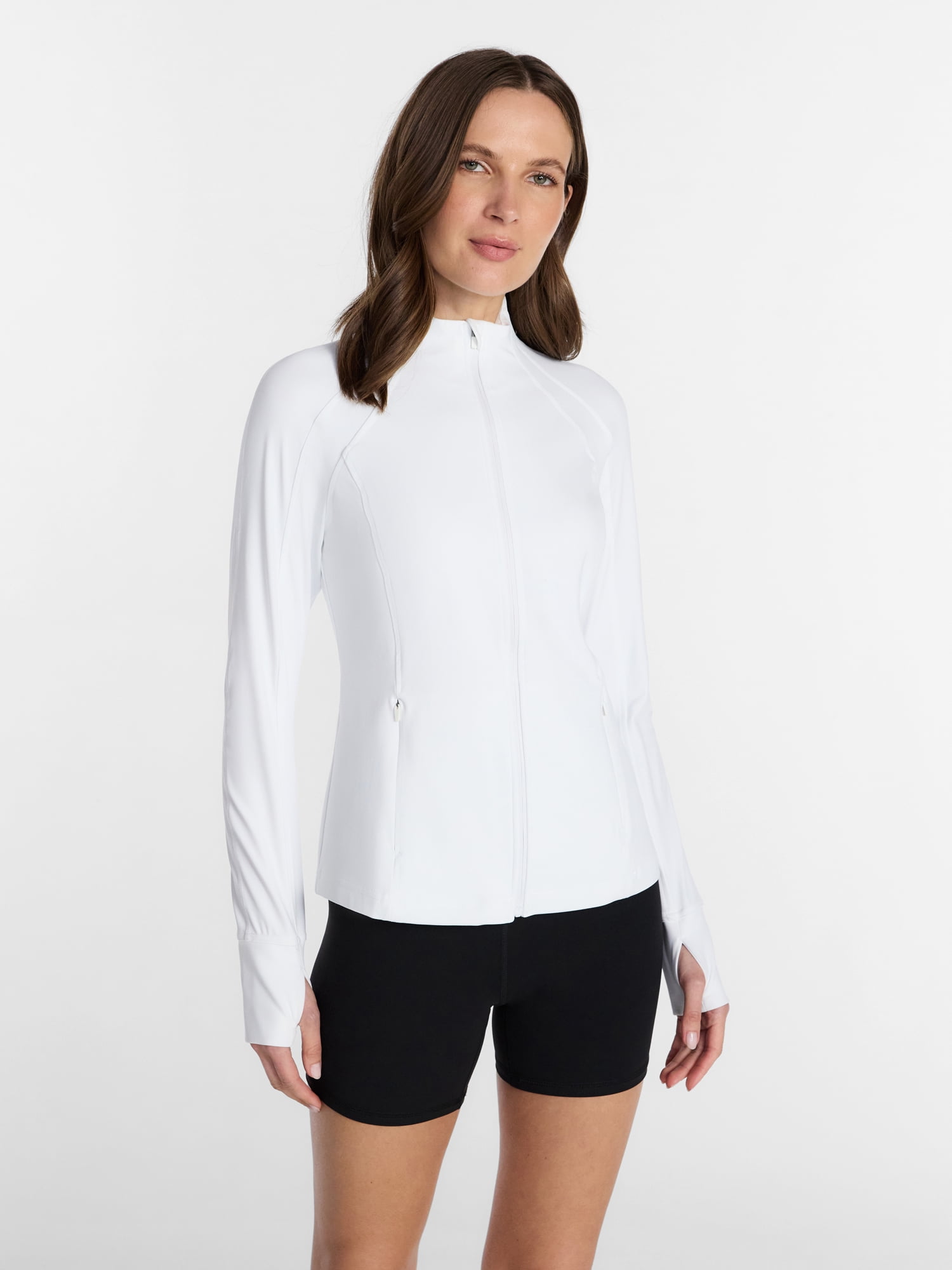 Avia Women's and Women's Plus SoftSculpt Zip Up Active Jacket, Sizes XS-4X