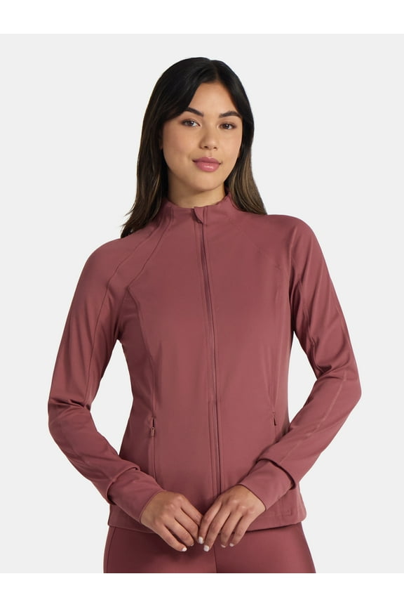 Women's and Women's Plus SoftSculpt Zip Up Active Jacket, Sizes XS-4X