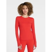 Women's and Women's Plus SoftSculpt Long Sleeve Tee, Sizes XS-4X