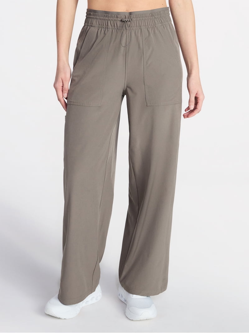 Avia Women's FeatherStretch Woven Wide Leg Pants, Sizes XS-XXXL