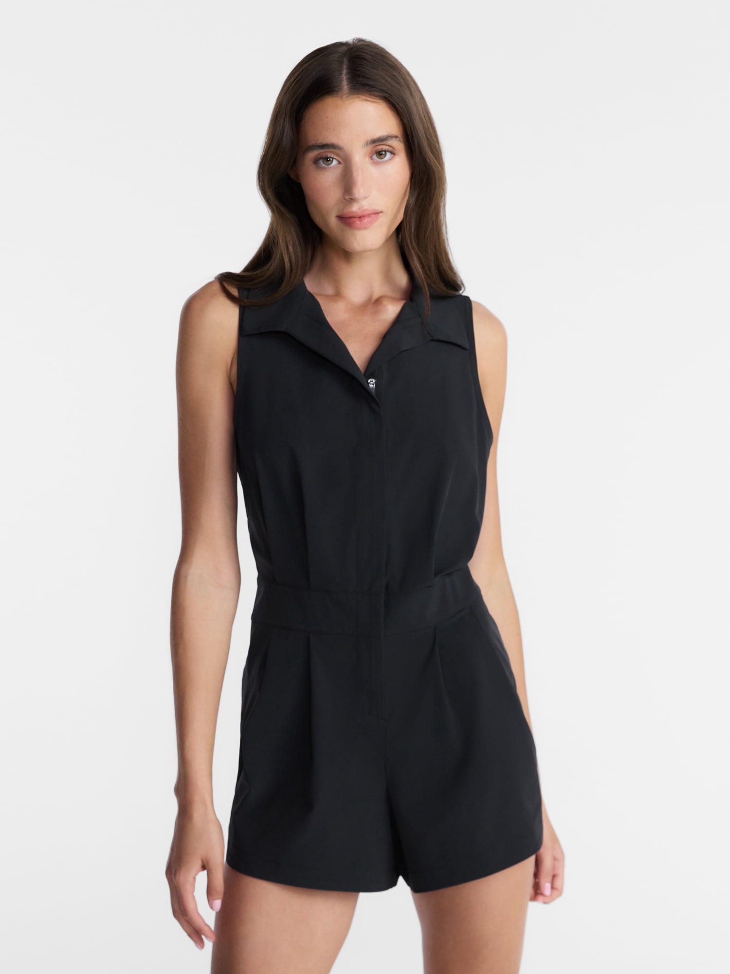 Avia Women's FeatherStretch Romper, Sizes XS-XXXL