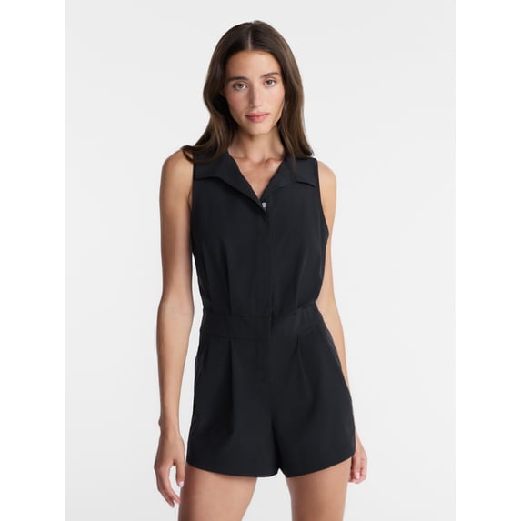 Avia Women's FeatherStretch Romper, Sizes XS-XXXL