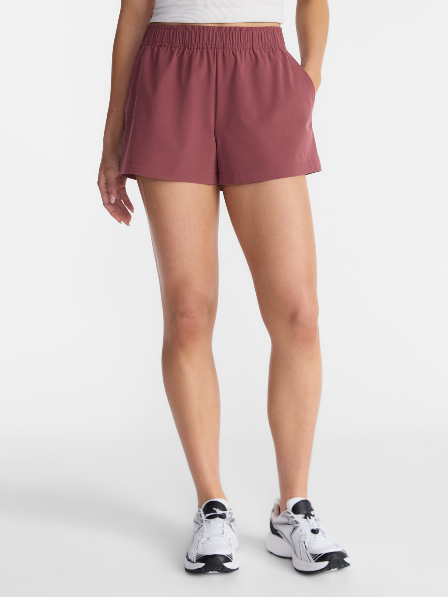 Avia Women's FeatherStretch Shorts, 3'' Inseam, Sizes XS-XXXL