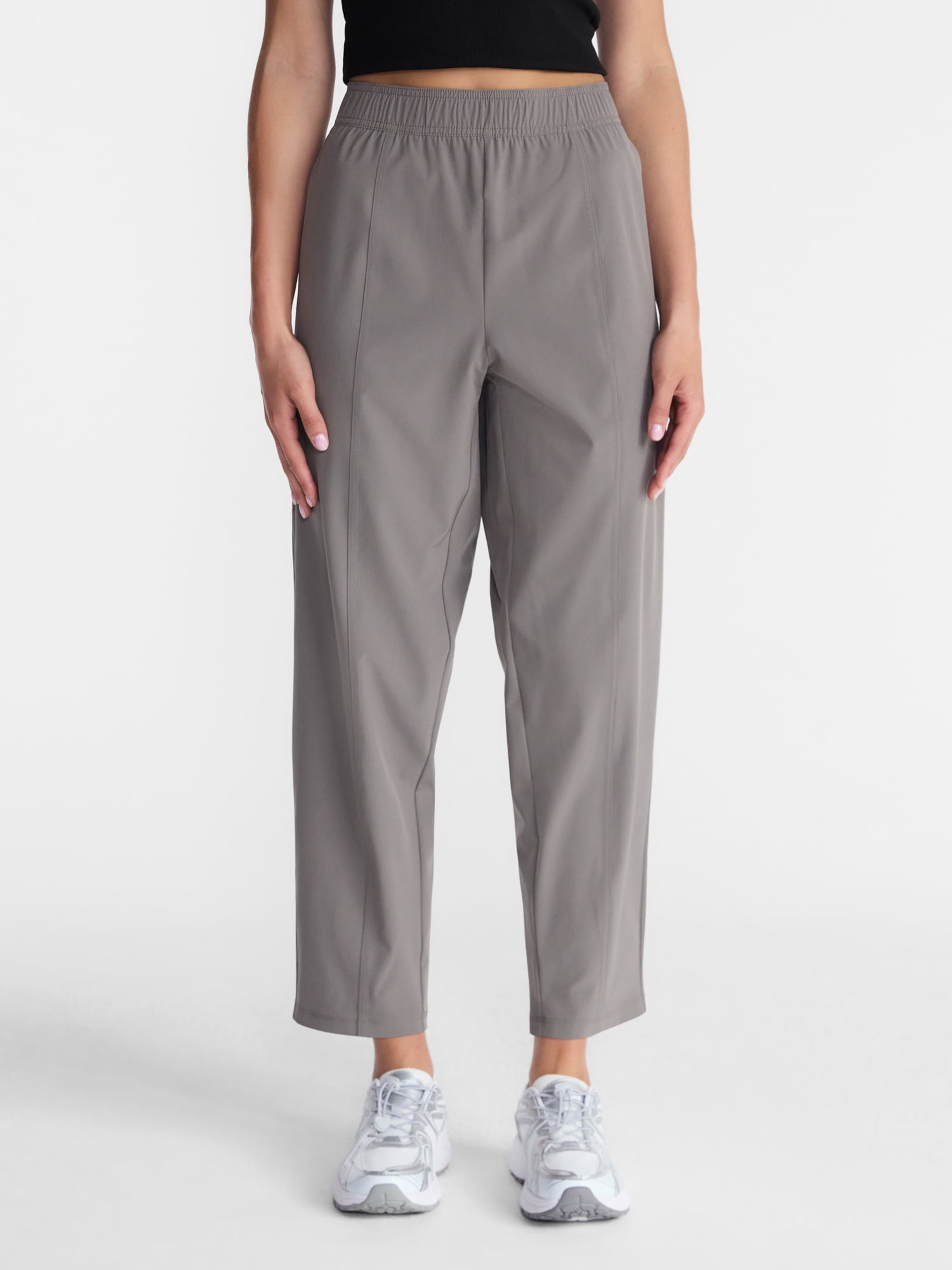Avia Women's FeatherStretch Woven Tapered Pants, 27'' Inseam, Sizes XS-XXXL