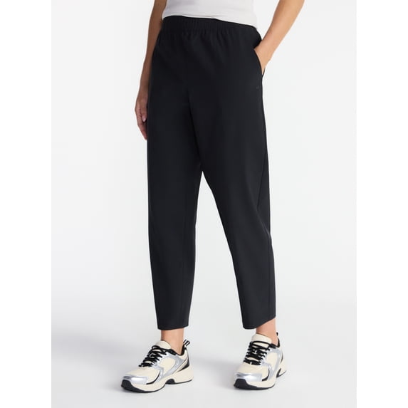 Avia Women's FeatherStretch Woven Tapered Pants, 27'' Inseam, Sizes XS-XXXL