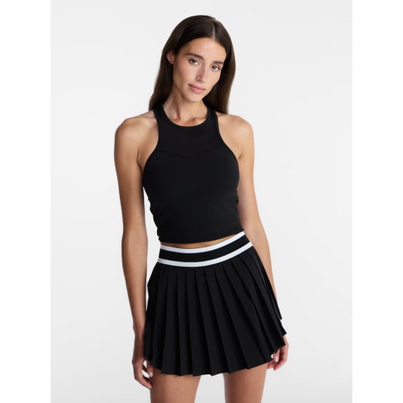 Avia Women's Tennis Mesh Bra Tank Top, Sizes XS-XXXL