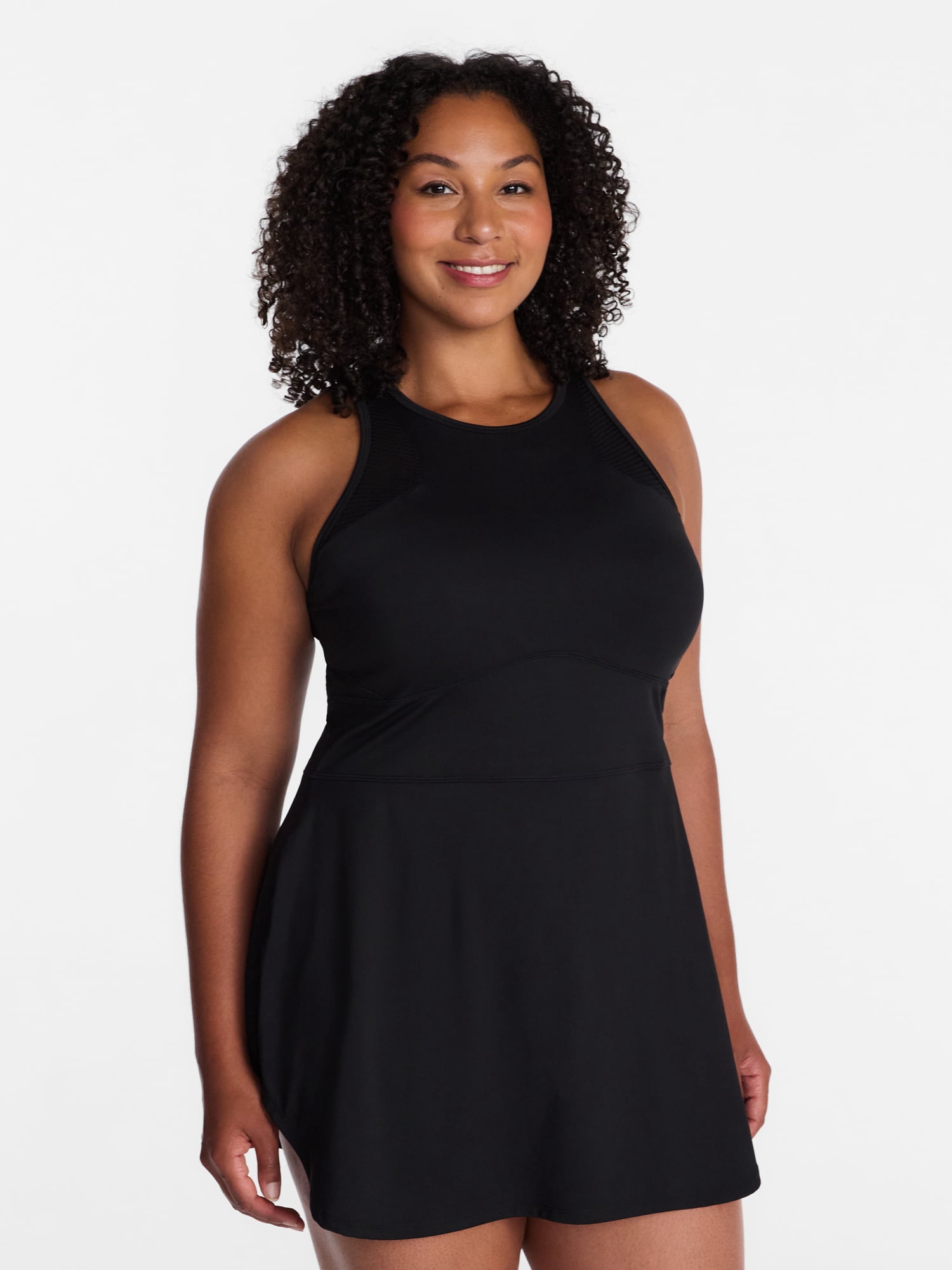 Avia Women’s and Women's Plus Tennis Mesh Dress, Sizes XS-4X