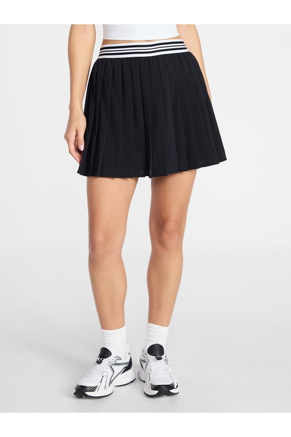 Women's Pleated Tennis Skort, Size XS – XXXL