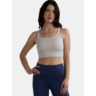 Avia Women's and Women's Plus Two-Strap High Impact Molded Cup Sports Bra, Sizes XS-4X