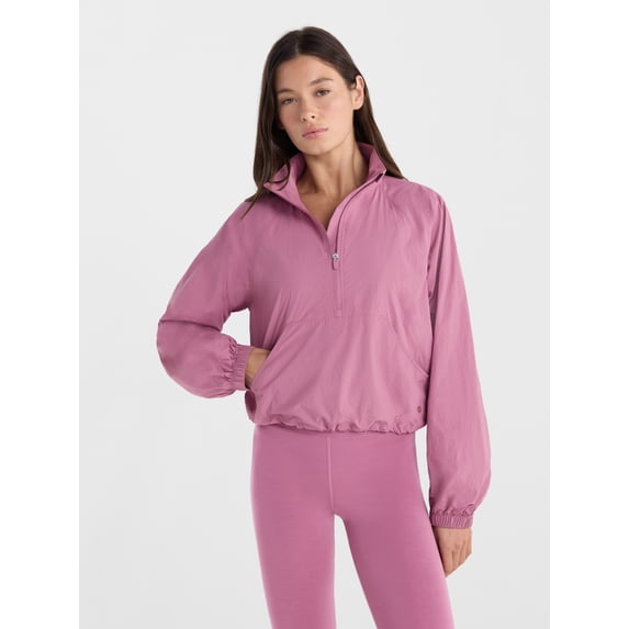 Avia Women's Half Zip Run Jacket with Long Sleeves, Sizes XS-XXXL