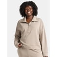 thumbnail image 1 of Avia Women's and Women's Plus ScubaKnit Quarter Zip Pullover, Sizes XS-4X, 1 of 6
