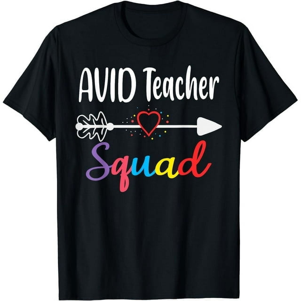 AVID Teacher Squad Funny Back To School Teacher supplies T-Shirt ...