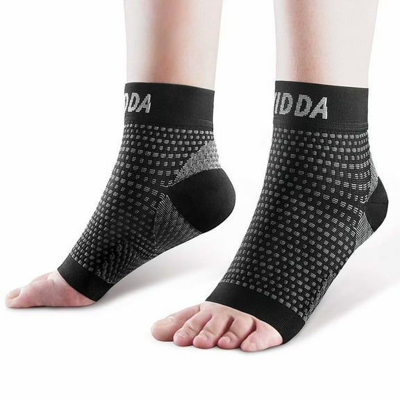 AVIDDA Ankle Brace for Men Women Pair Plantar Fasciitis Socks with Arch Support Compression Ankle Support Foot Sleeve for Achilles Tendon Support Swelling Eases Heel Pain Relief